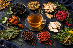 Botanical ingredients used in XiongYiGe beverage